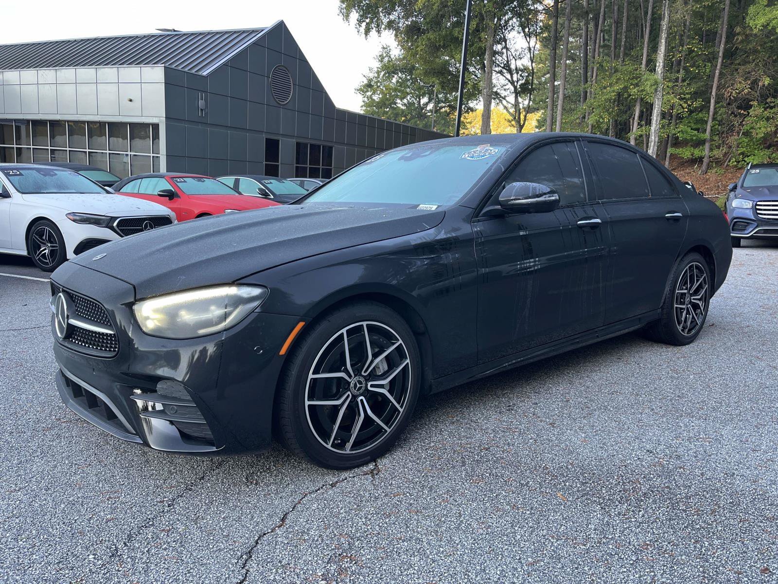 Certified Used 2023 Black Mercedes-Benz E 350 Sedan image 3