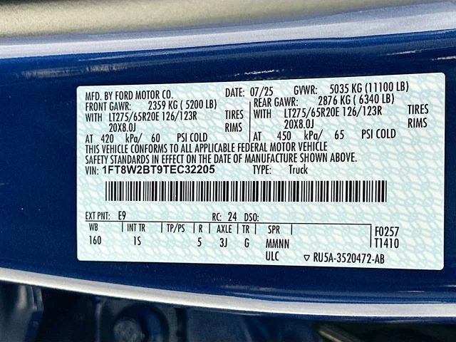 New 2026 Blue Metallic Ford STX image 19