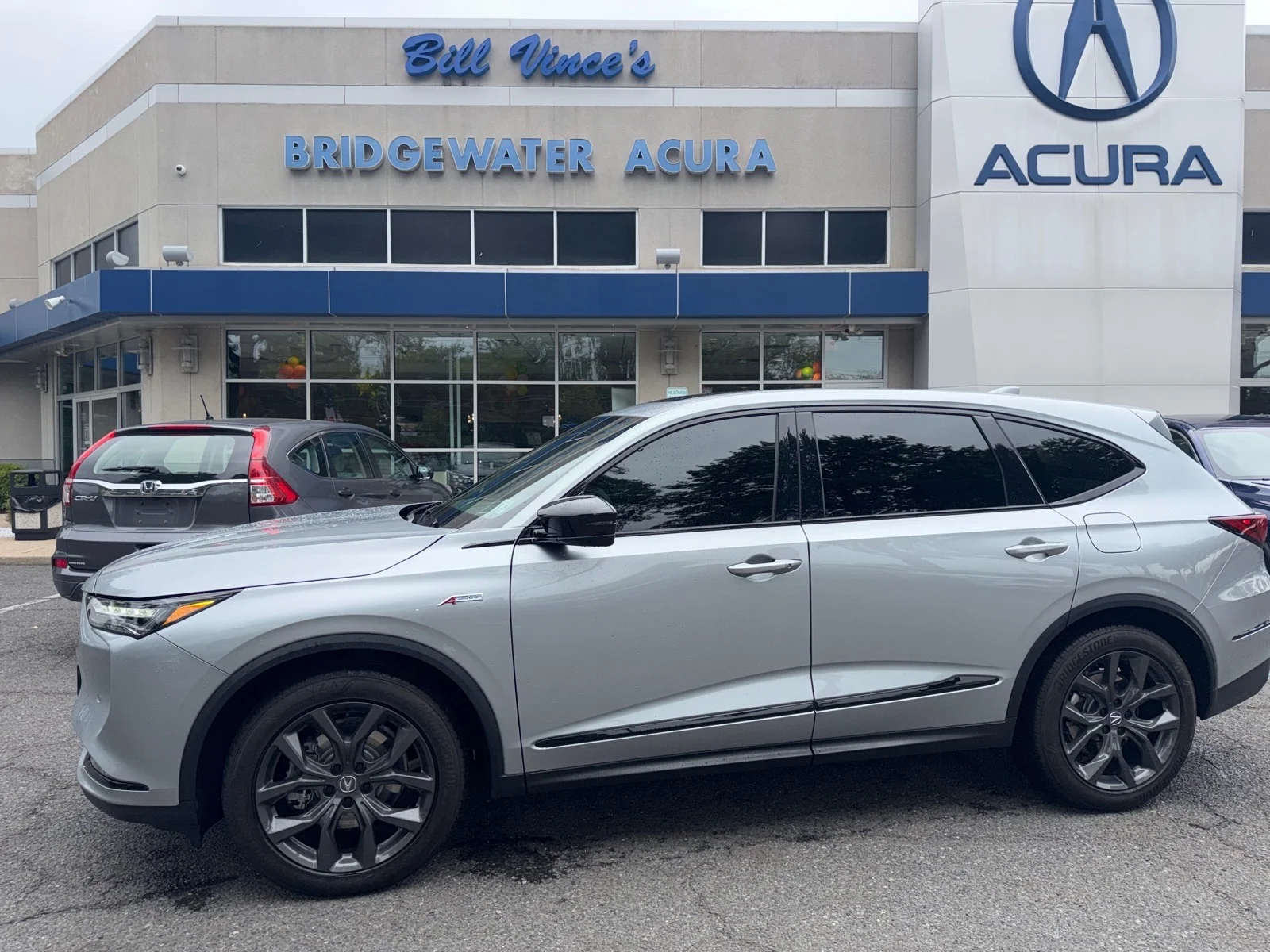 Used 2024 Lunar Silver Metallic Acura SH-AWD A-SPEC image 1