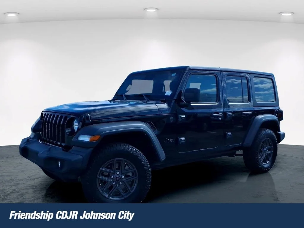 Used 2024 Black Jeep Sport S image 1