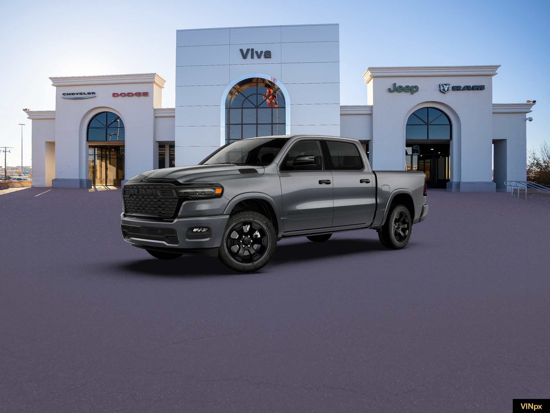 New 2027 Granite Crystal Metallic Clearcoat RAM Big Horn/Lone Star image 2