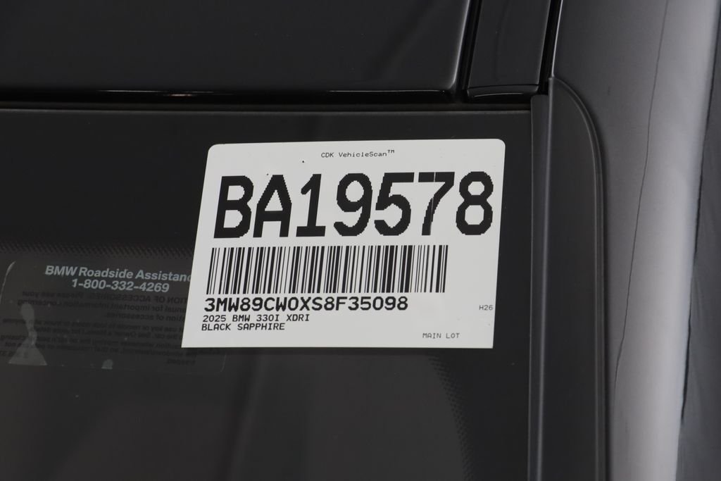 Certified Used 2025 Black Sapphire Metallic BMW 330i xDrive image 26