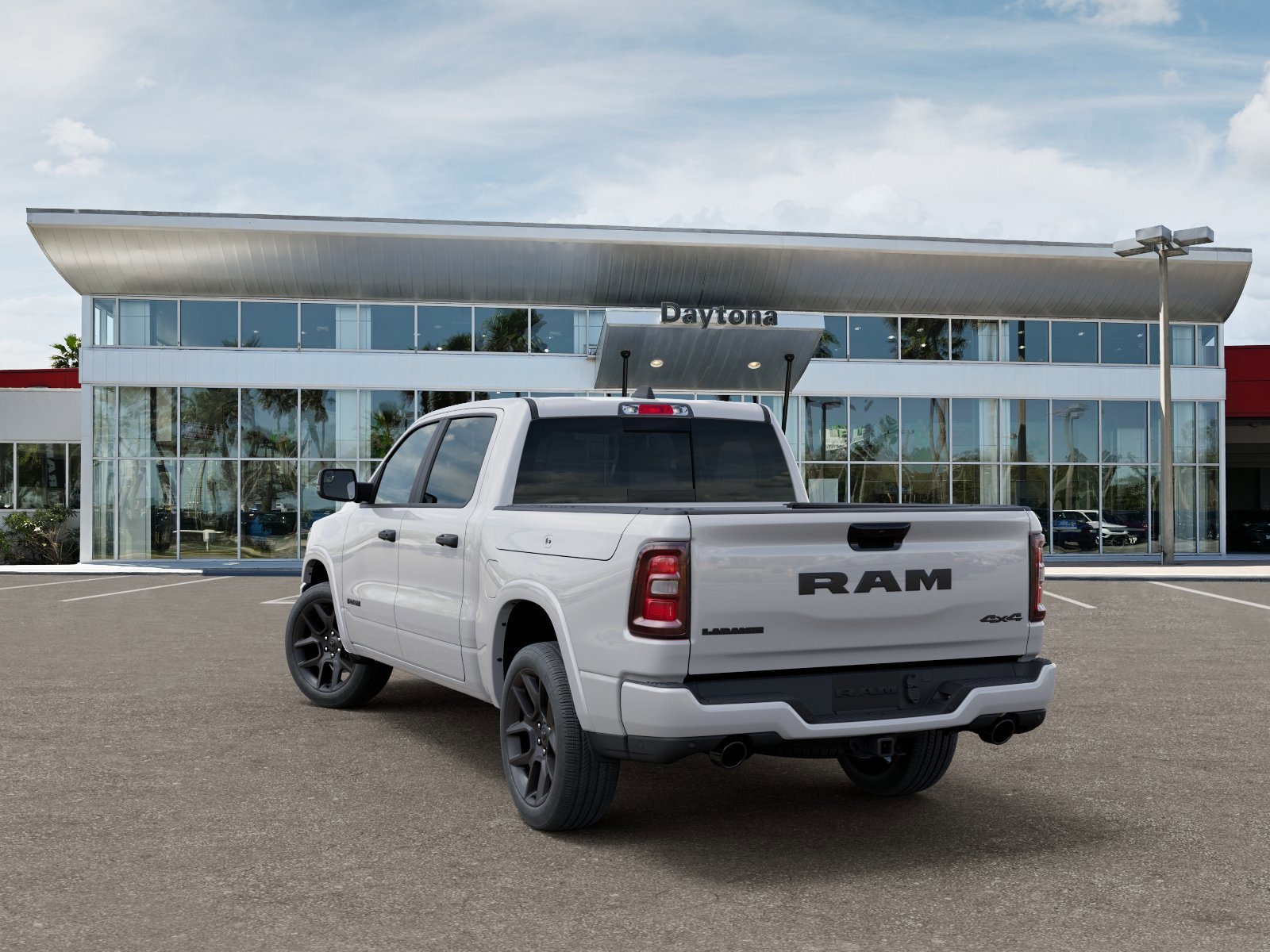 New 2026 Ivory White Tri-Coat Pearlcoat RAM Laramie image 3