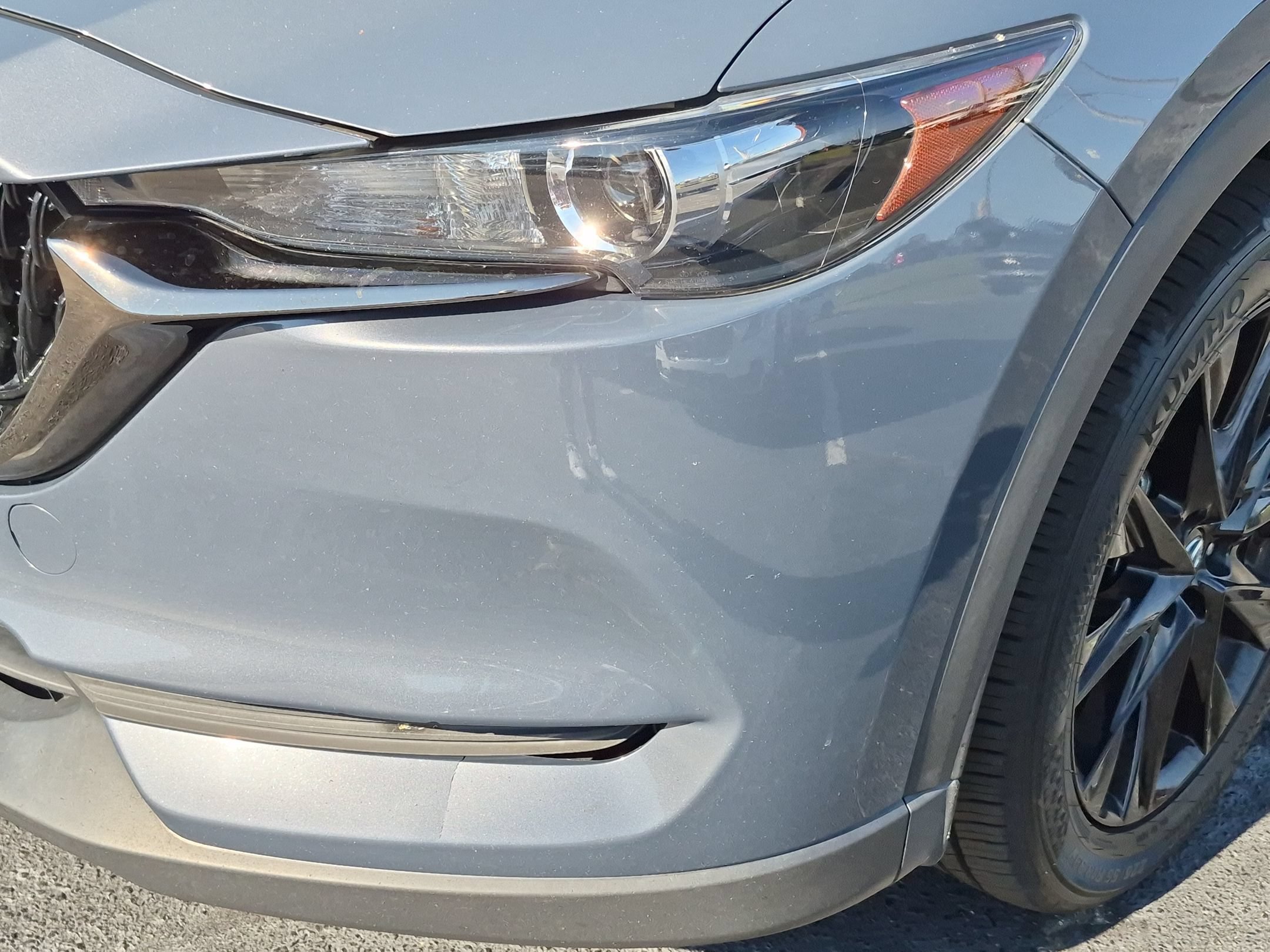 Used 2021 Polymetal Gray Mazda Carbon Edition image 9
