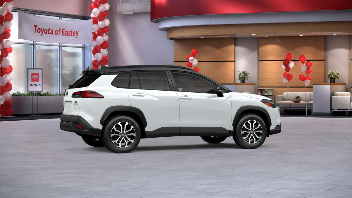 New 2026 Wind Chill Pearl with Jet Black roof Toyota Hybrid SE image 11