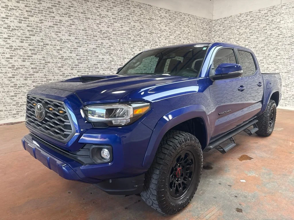 Used 2022 Blue Crush Metallic Toyota TRD Sport image 3