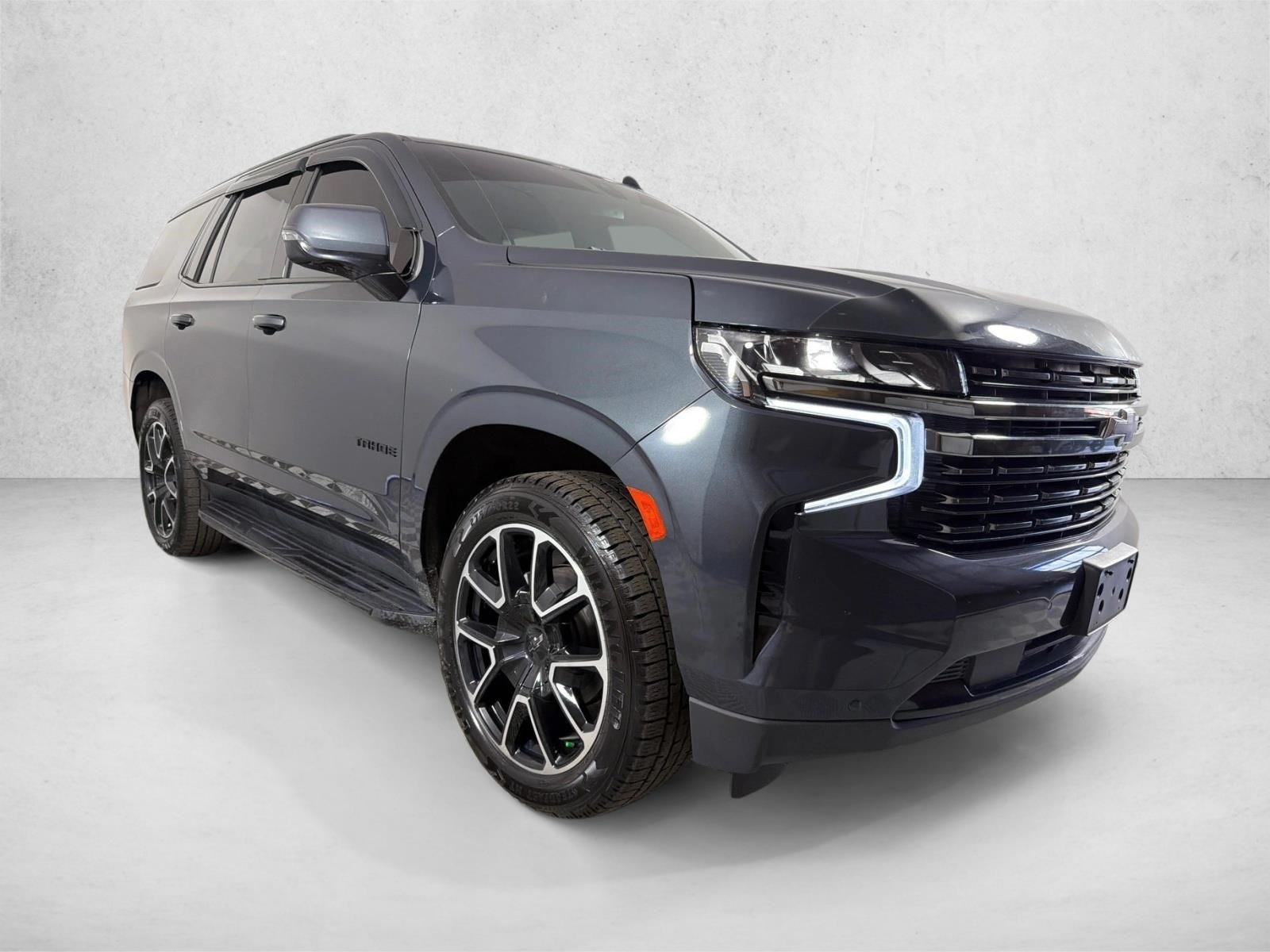 Used 2022 Evergreen Gray Metallic Chevrolet RST image 1