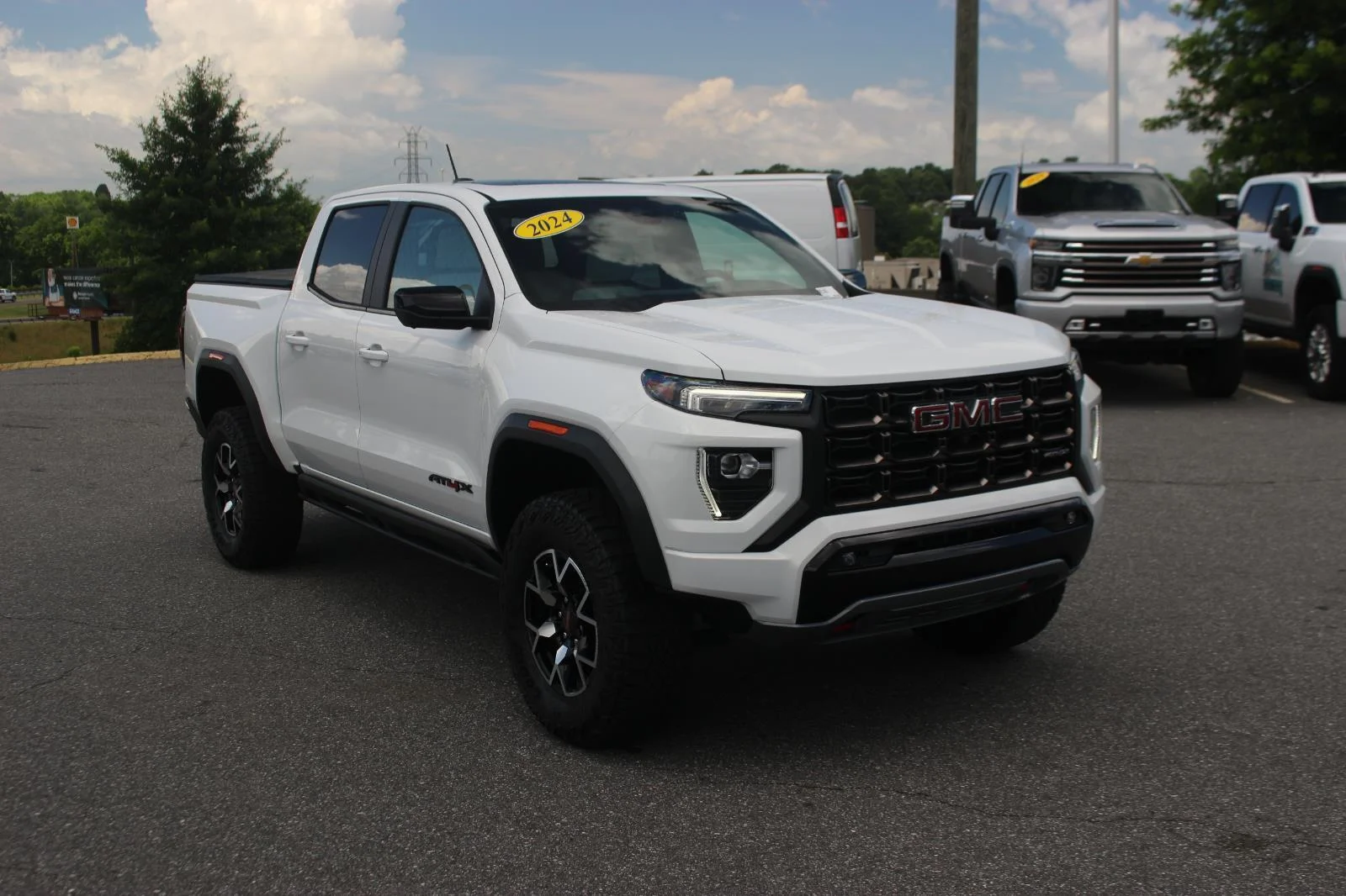Used 2024 Summit White GMC AT4X image 2