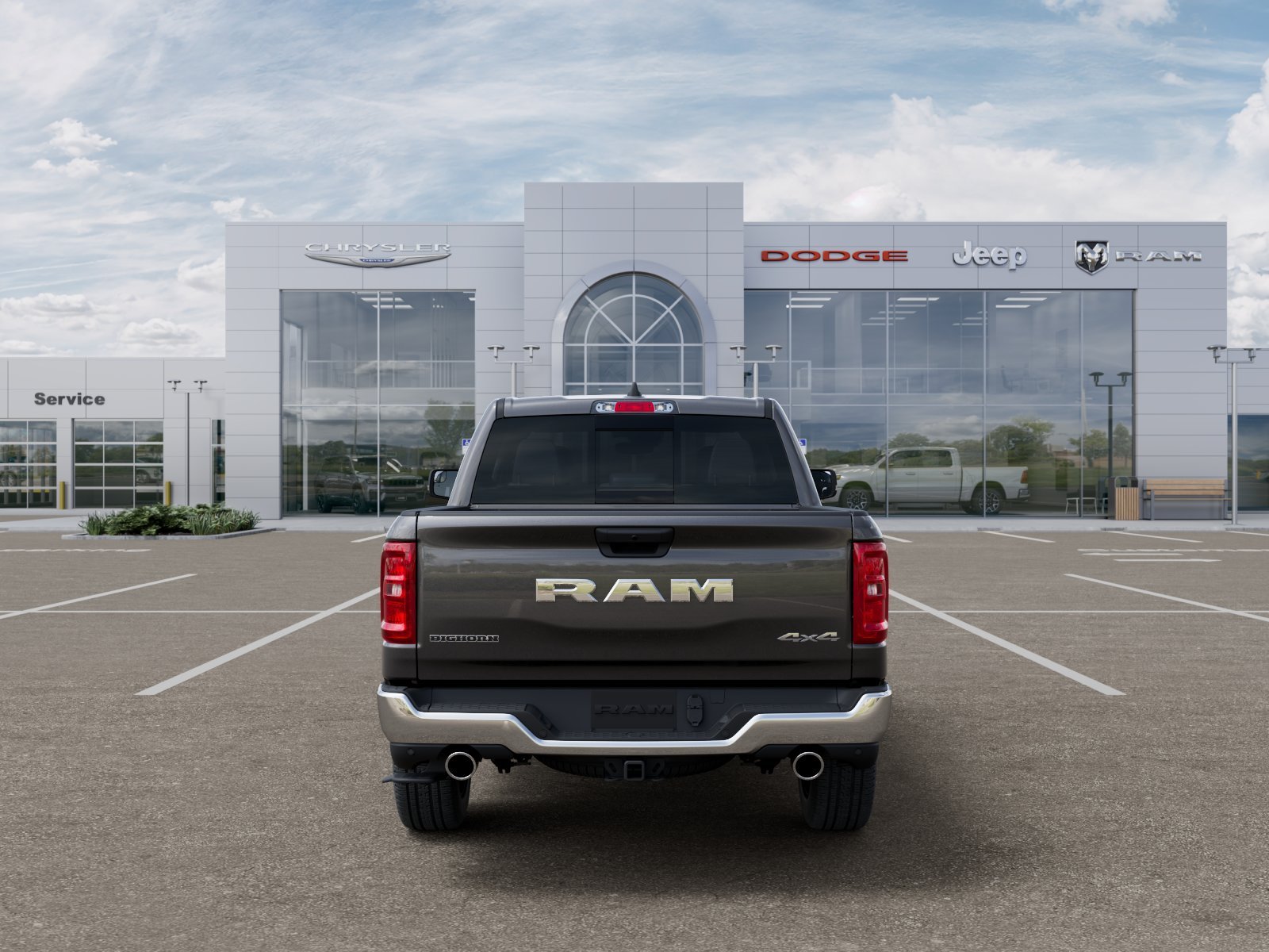 New 2026 Granite Crystal Metallic Clear-Coat Exterior Paint RAM Big Horn/Lone Star image 37
