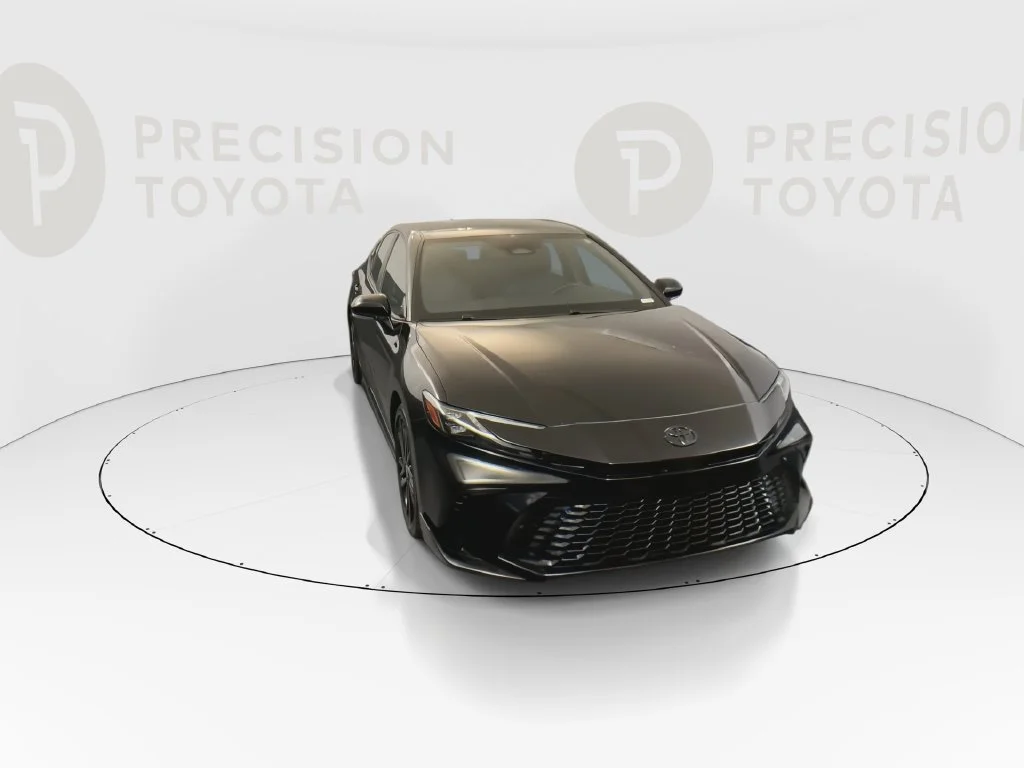 Used 2025 Midnight Black Metallic Toyota XSE image 16