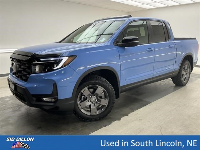 Diffused Sky Pearl 2024 Honda Ridgeline Pickup Truck All-Wheel Drive Automatic