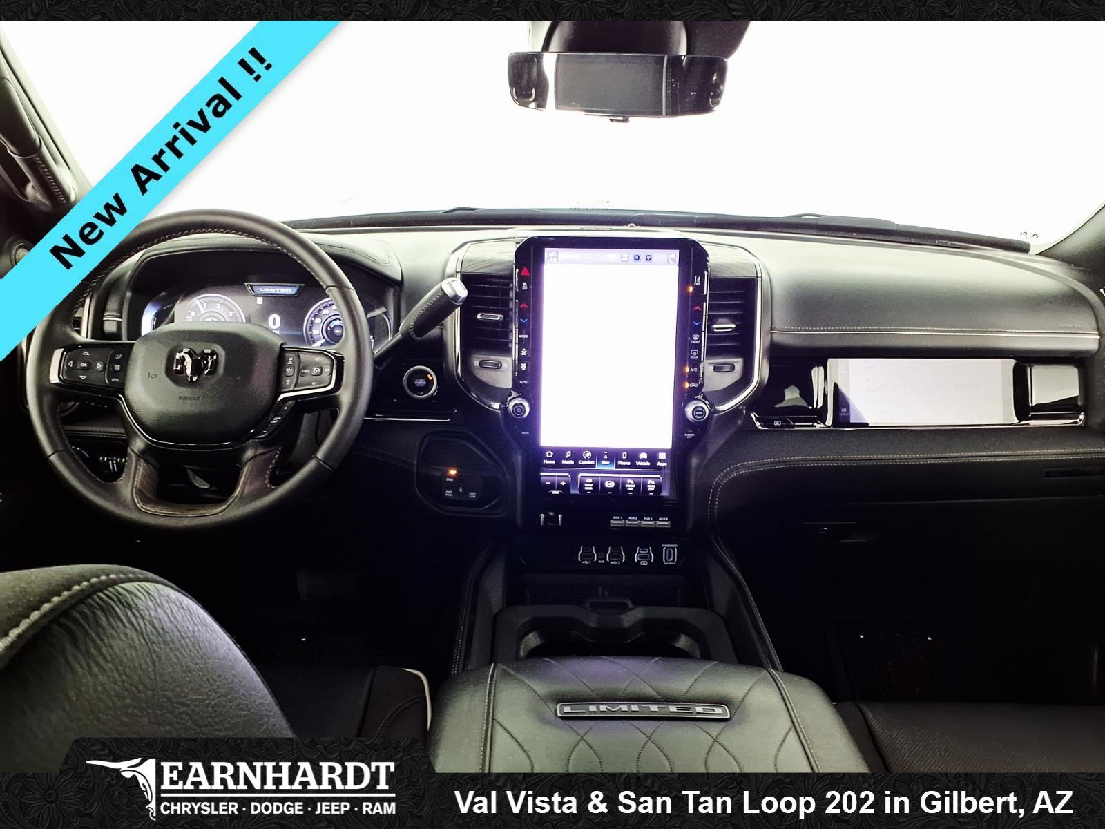 Used 2025 Bright White Clearcoat Ram Limited image 14