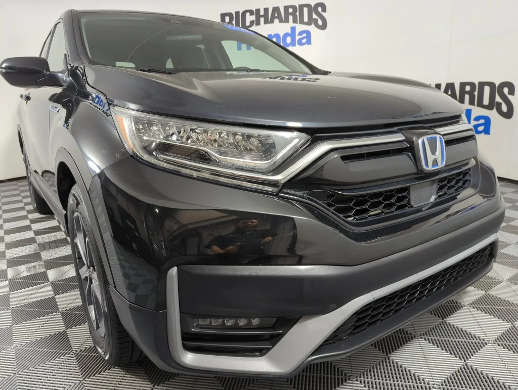 Certified Used 2022 Crystal Black Pearl Honda HYBRID EX image 40