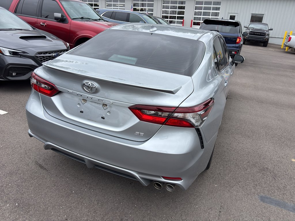 Used 2023 Celestial Silver Metallic Toyota SE image 3
