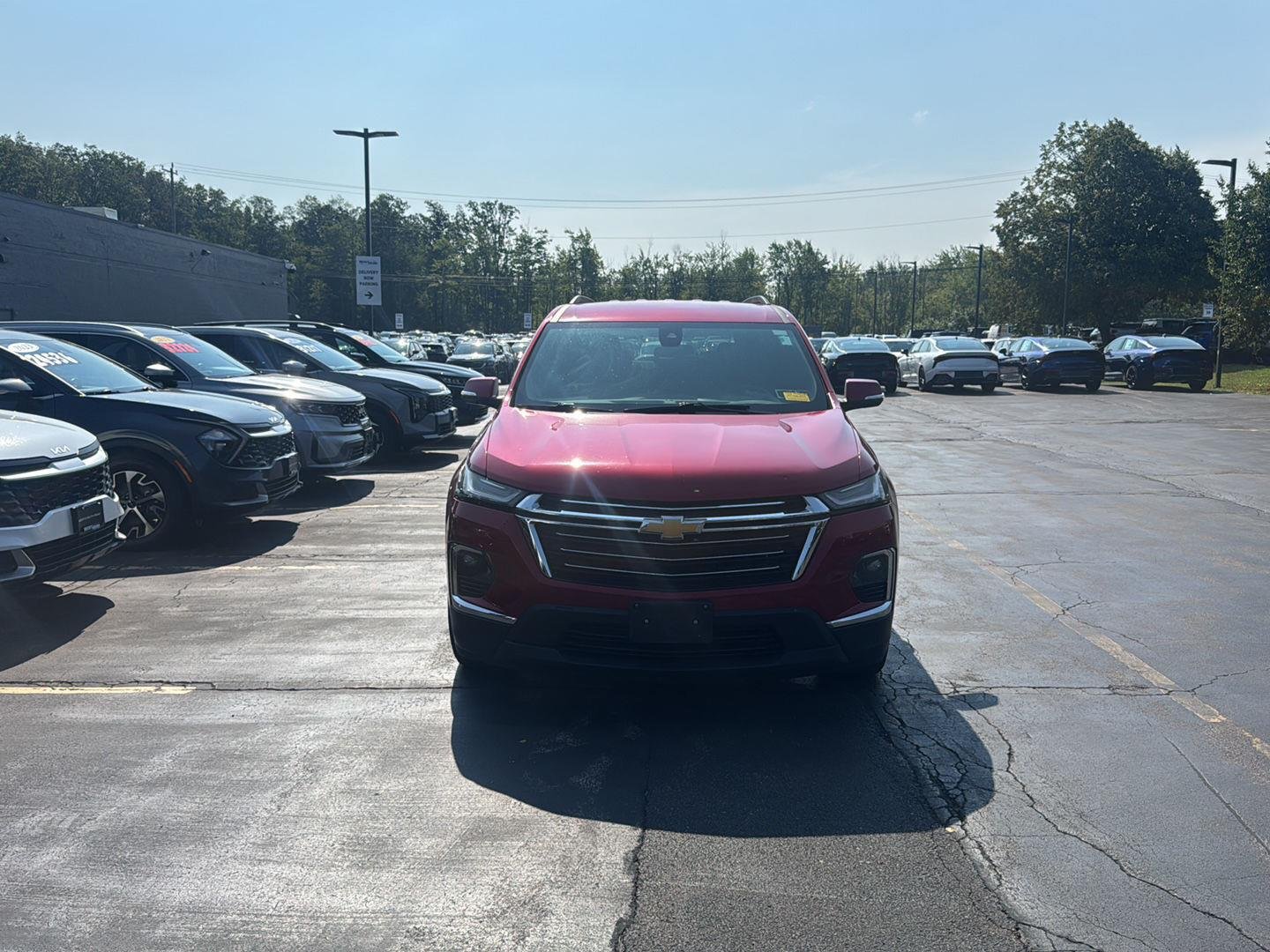 Used 2023 Radiant Red Tintcoat Chevrolet LT Cloth image 4