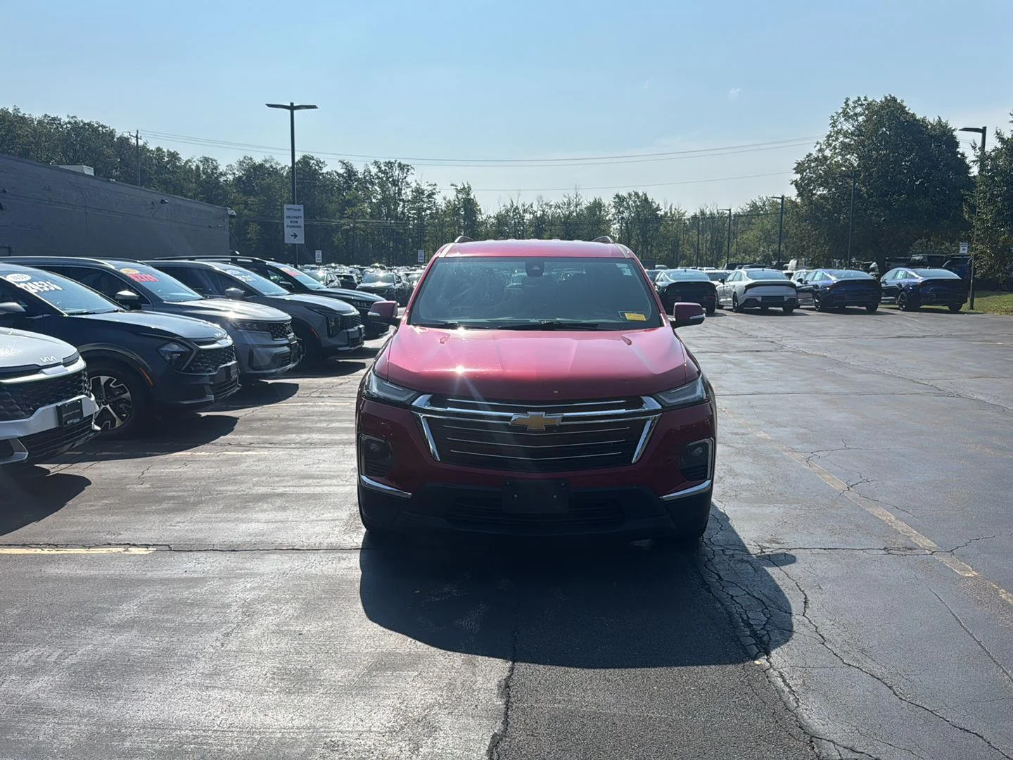Used 2023 Radiant Red Tintcoat Chevrolet LT Cloth image 4