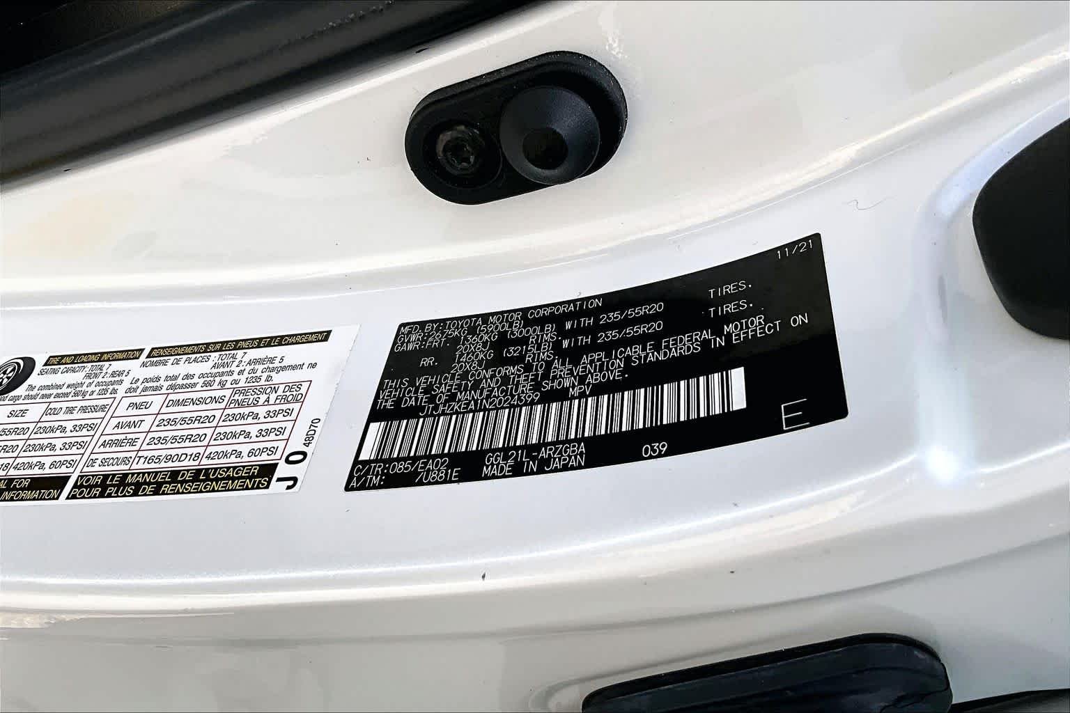 Used 2022 Eminent White Pearl Lexus  image 35