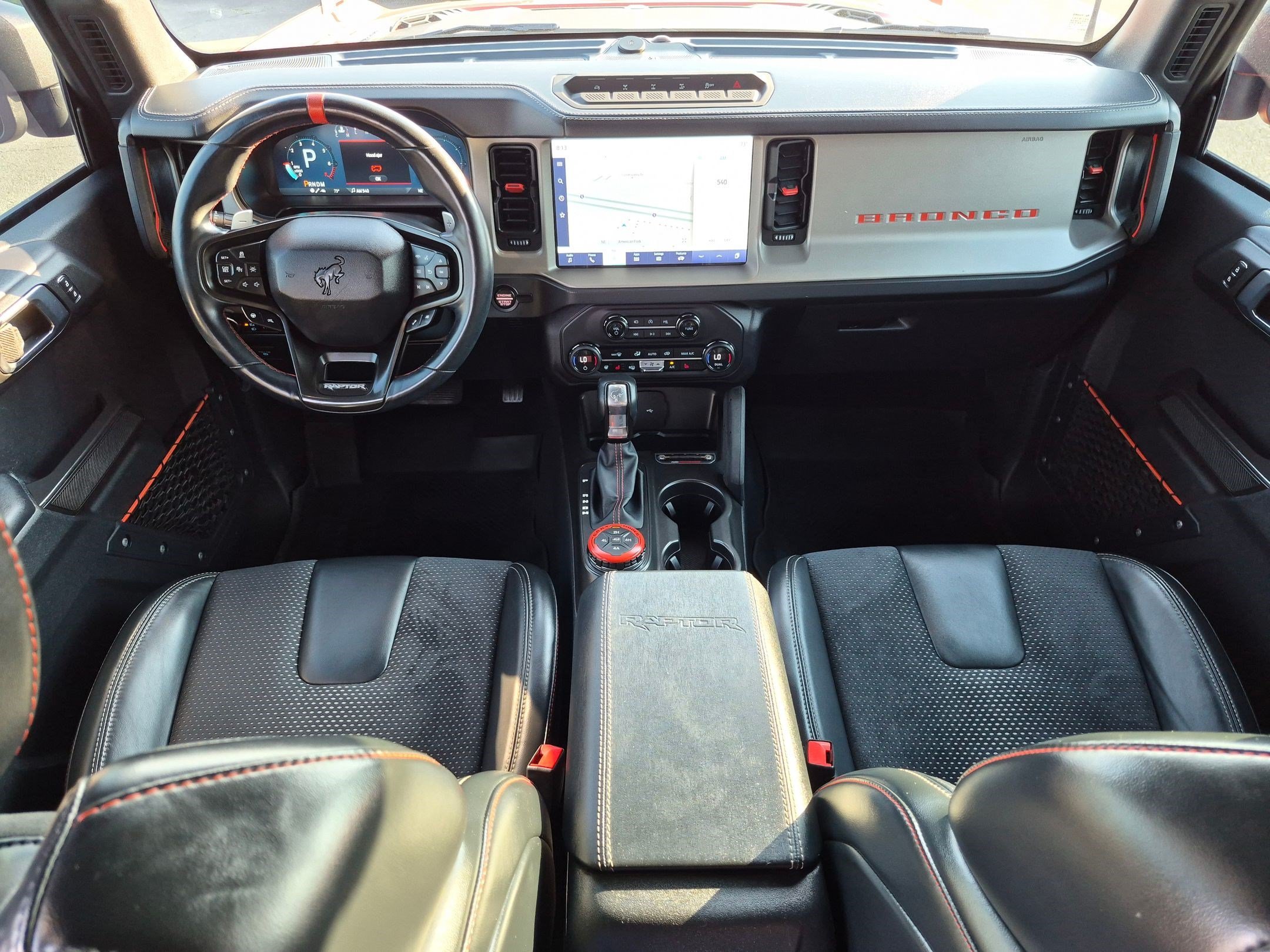 Used 2023 Hot Pepper Red Metallic Tinted Clearcoat Ford Raptor image 27