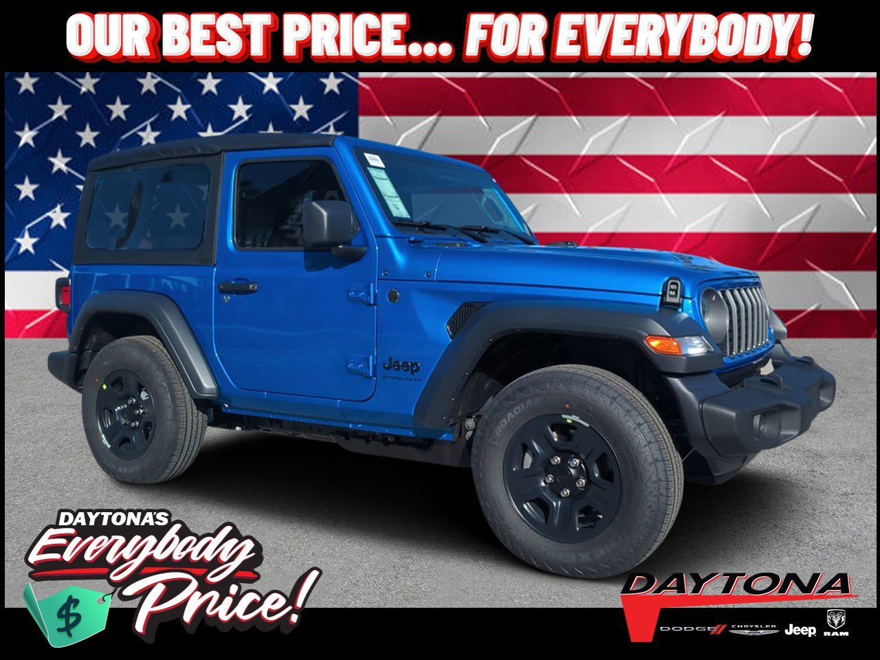 New 2026 Hydro Blue Pearlcoat Jeep Sport image 1