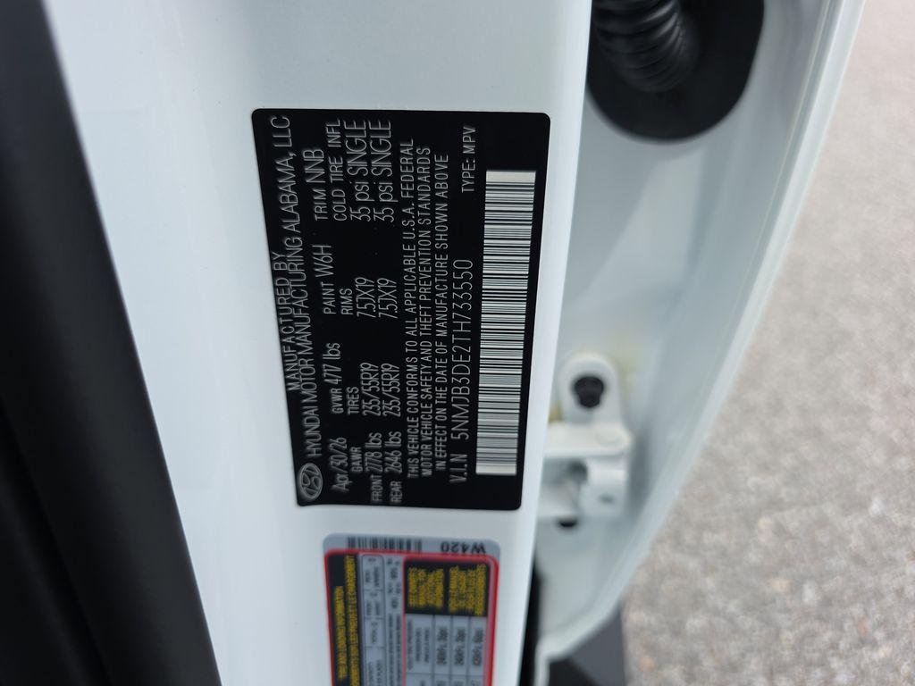 New 2026 White Pearl Hyundai SEL FWD image 35