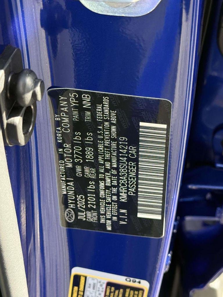 New 2025 Intense Blue Hyundai Limited image 32