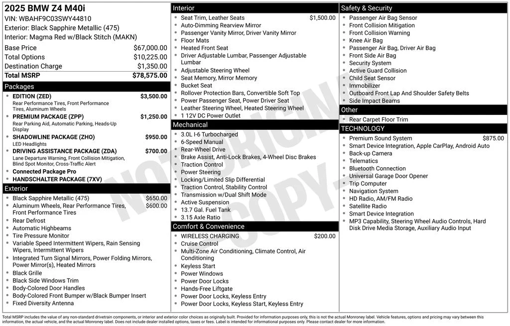 Certified Used 2025 Black BMW sDrive M40i image 62