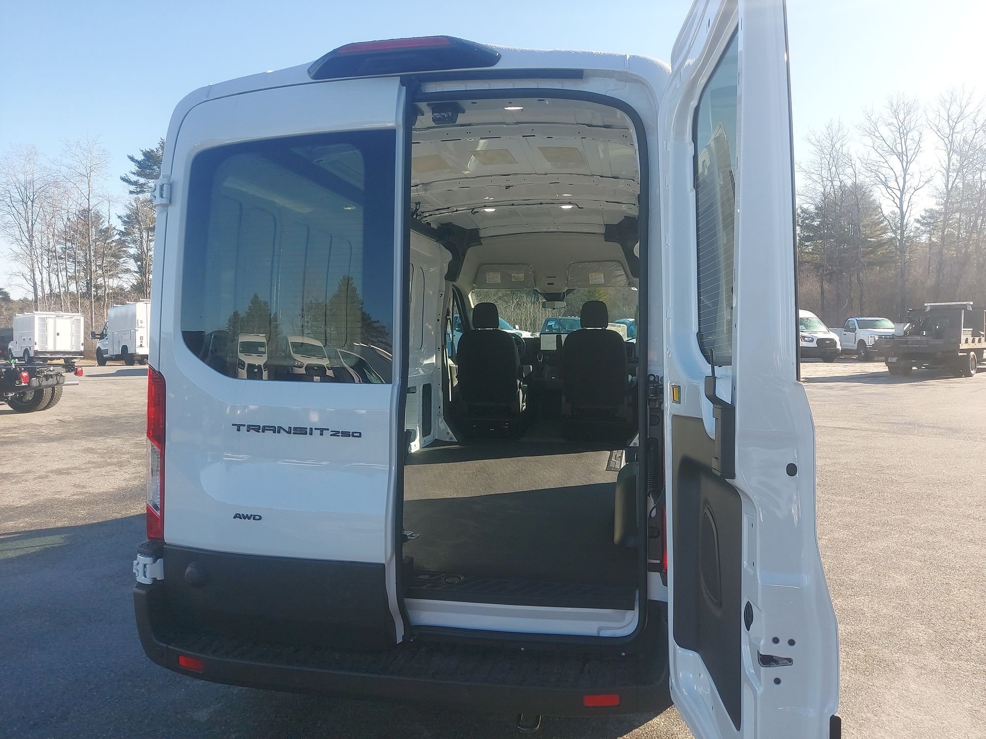 New 2026 Oxford White Ford Cargo Van image 3