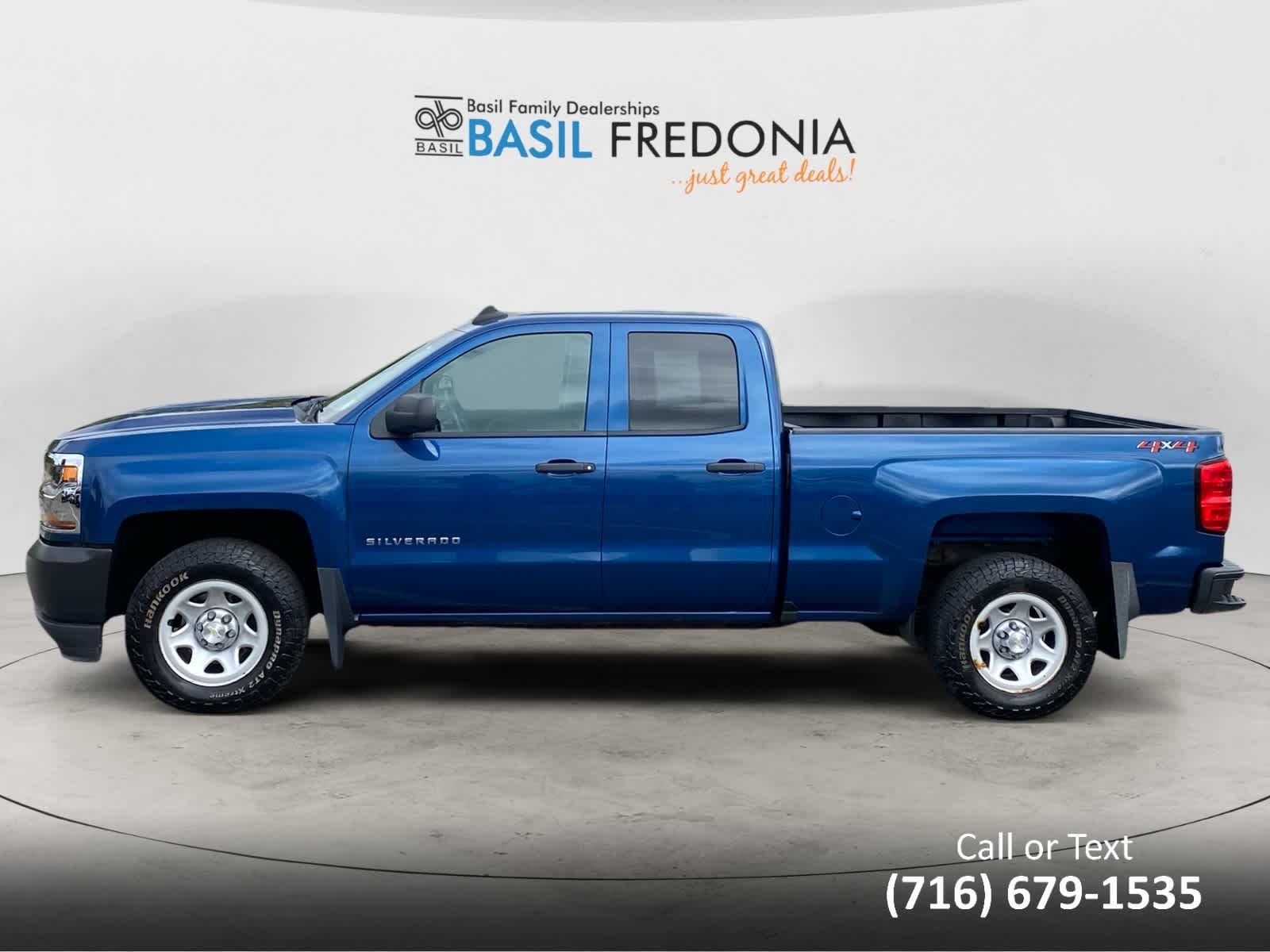 Used 2019 DEEP OCEAN BLUE METALLIC Chevrolet Work Truck image 2