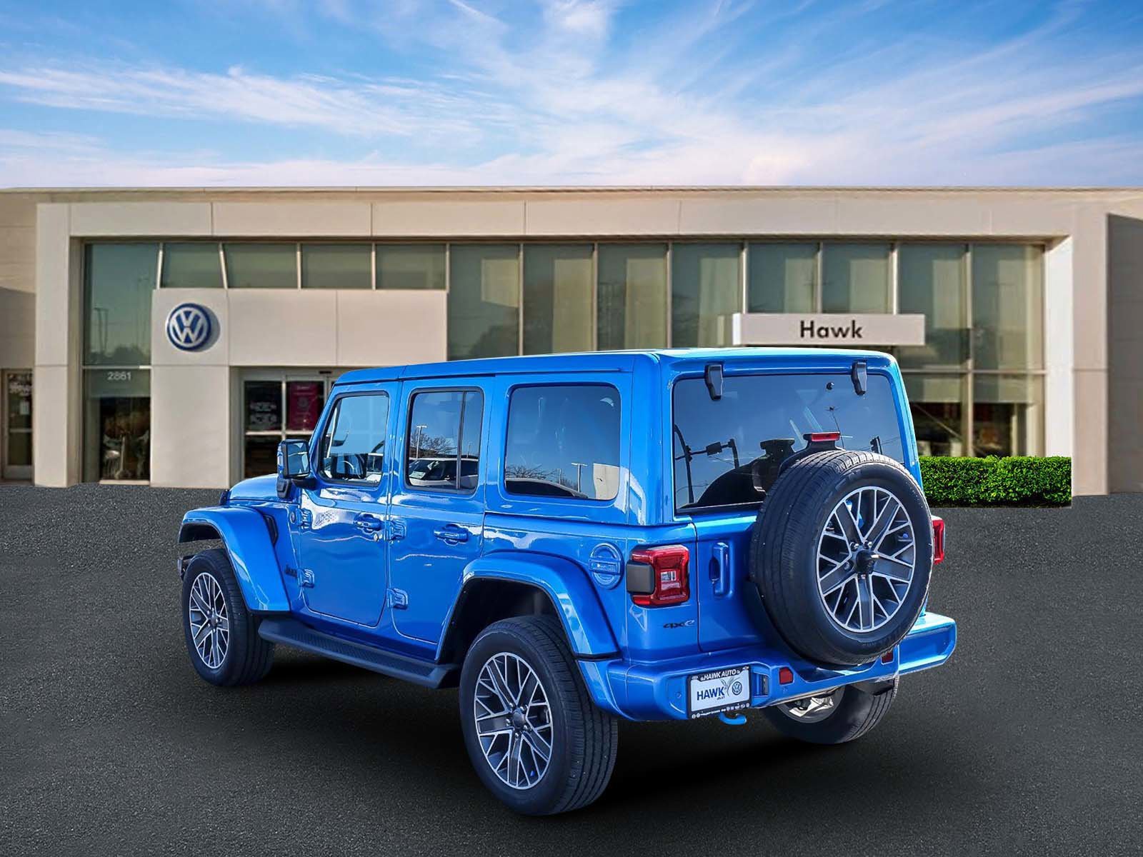 Used 2022 Hydro Blue Pearlcoat Jeep Unlimited Sahara High Altitude image 5