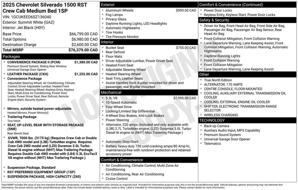 Used 2025 Summit White Chevrolet RST image 26