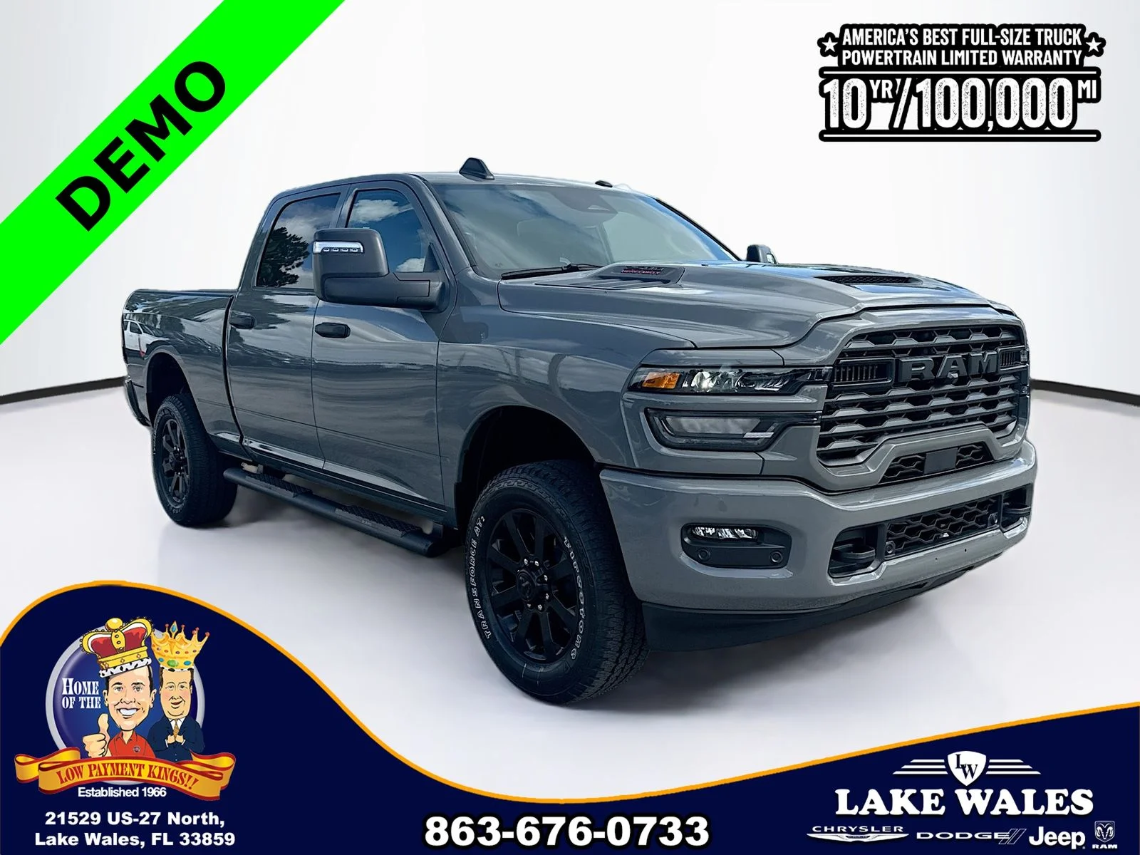 New 2026 Ceramic Gray Clear-Coat Exterior Paint RAM Tradesman image 1