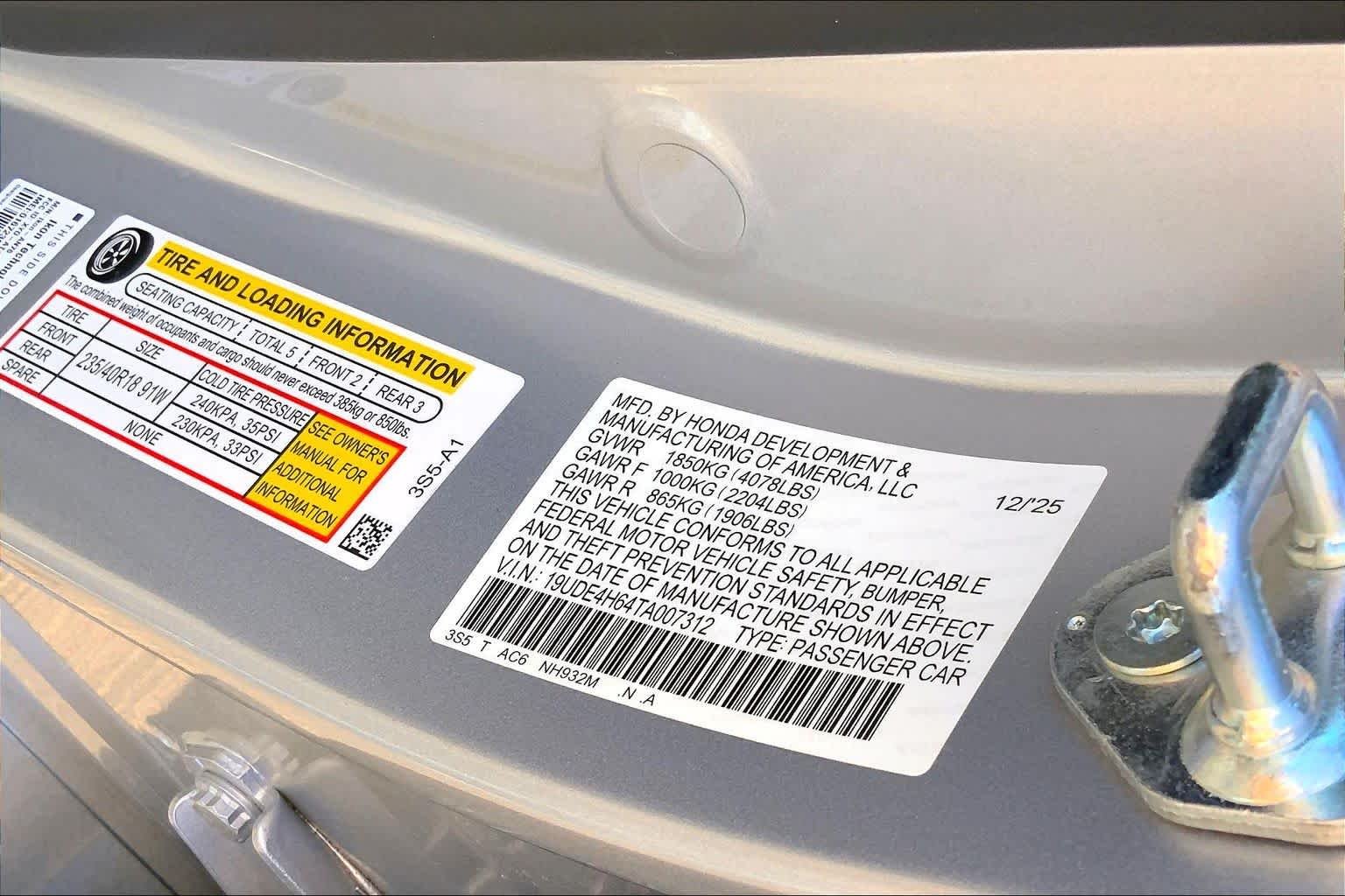 New 2026 Solar Silver Metallic Acura w/A-Spec Technology Package image 17