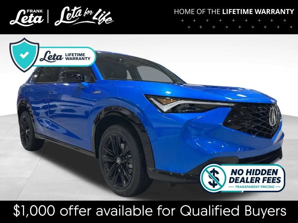New 2026 Dbl Apex Blue Pearl Ii Acura A-Spec Advance Package image 8