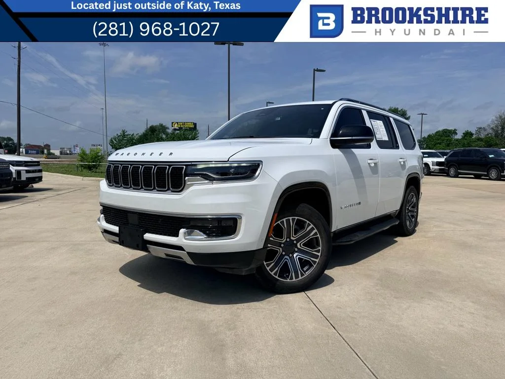 Used 2024 Bright White Clearcoat Jeep Series II image 1