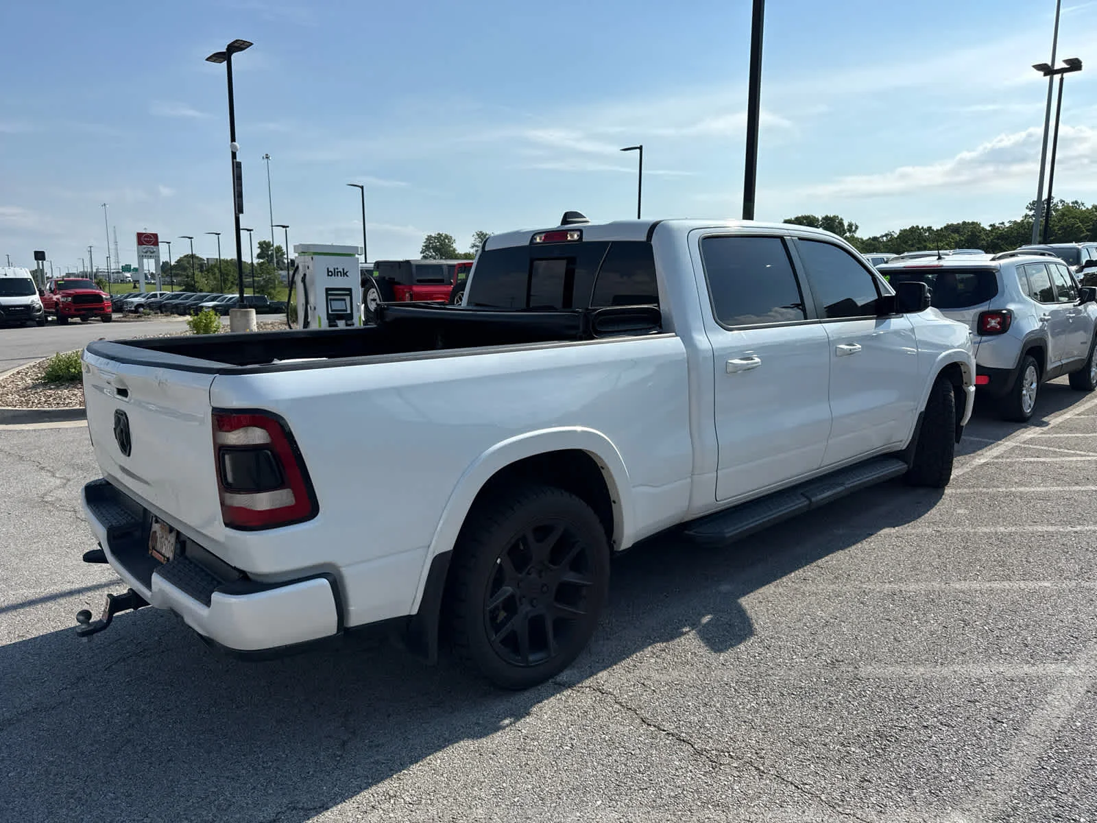 Used 2022 Ivory White Tri-Coat Pearlcoat Ram Laramie image 4