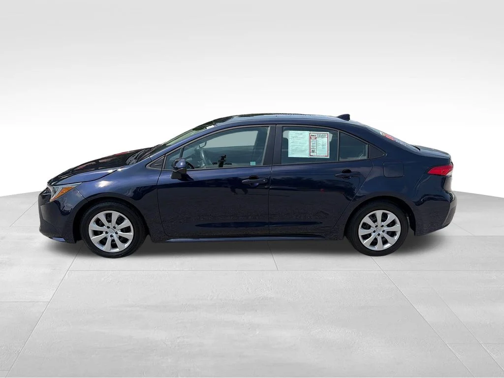 Used 2025 Blue Toyota LE image 3