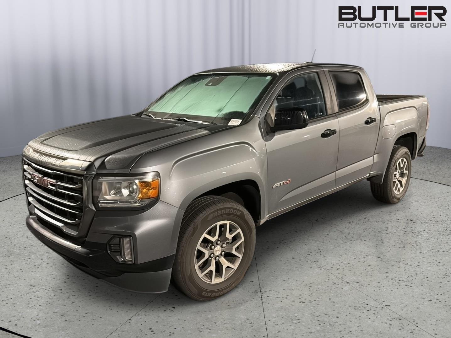 Used 2021 Satin Steel Metallic GMC 4WD AT4 w/Leather image 2
