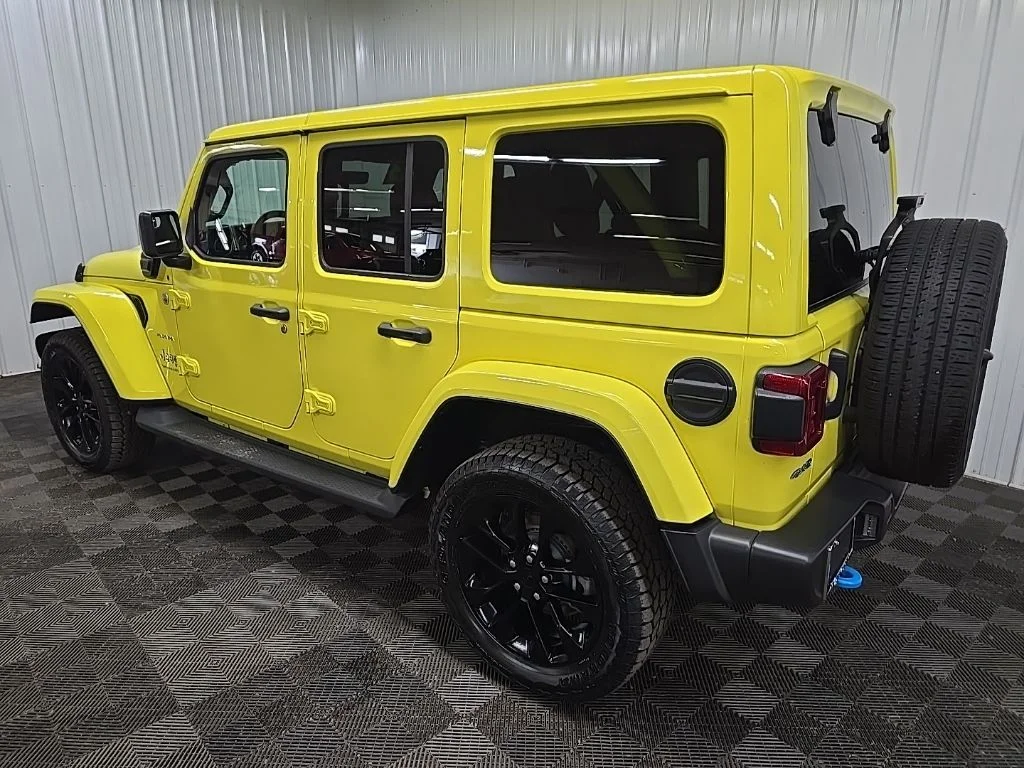 Used 2023 Yellow Jeep Sahara 4xe image 9
