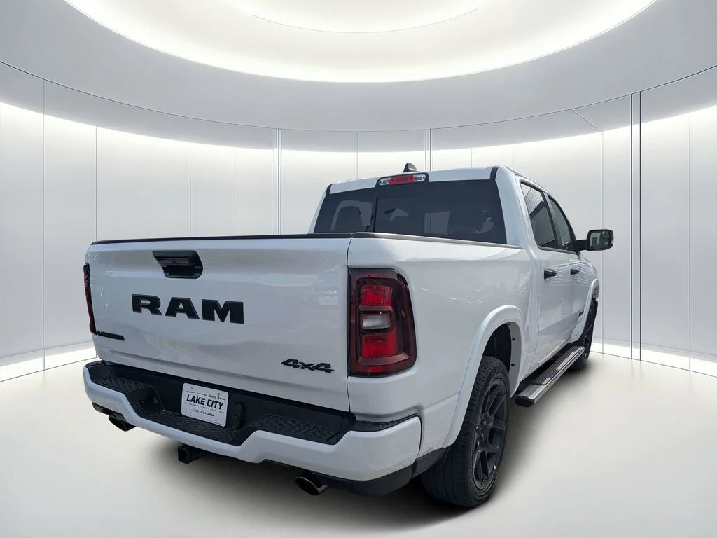 New 2026 Bright White Clear-Coat Exterior Paint RAM Laramie image 4