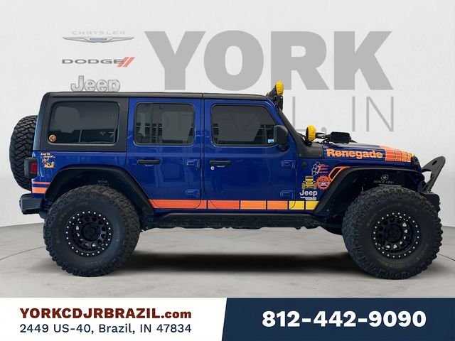 Used 2018 Blue Jeep Unlimited Sport S image 6