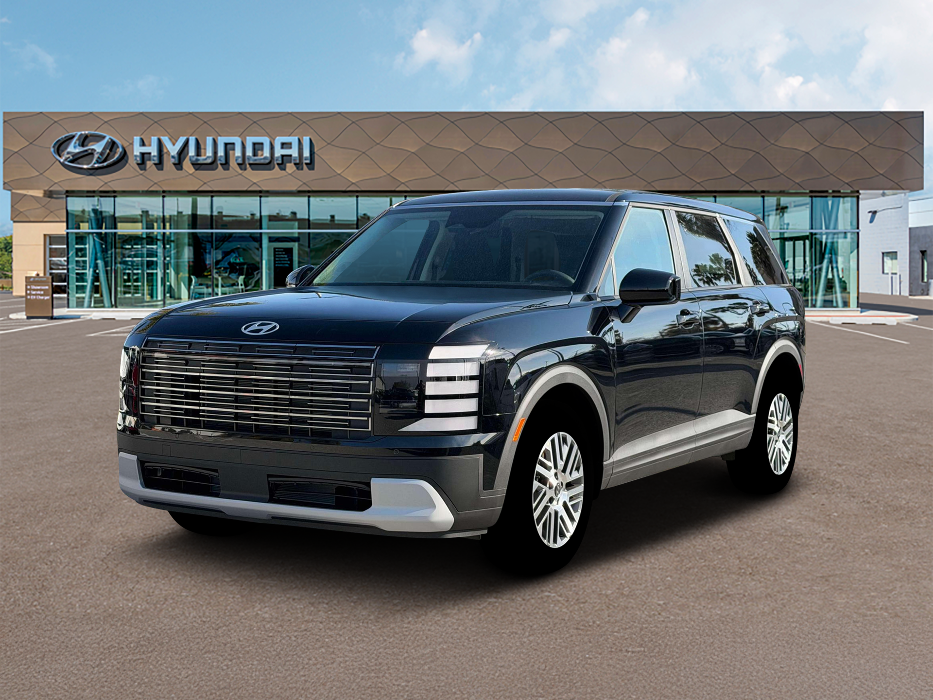 New 2026 Black Hyundai SE AWD image 1