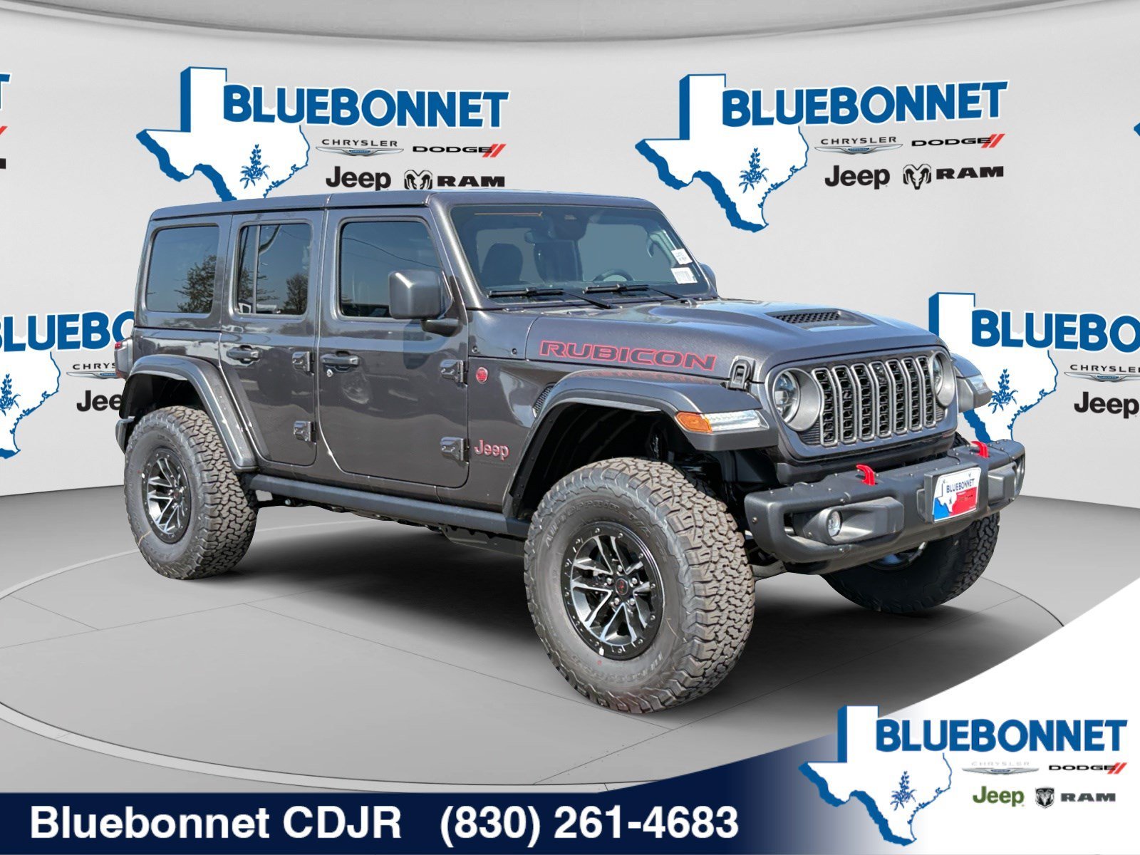 New 2026 Granite Crystal Metallic Clear-Coat Exterior Paint Jeep Rubicon X image 3