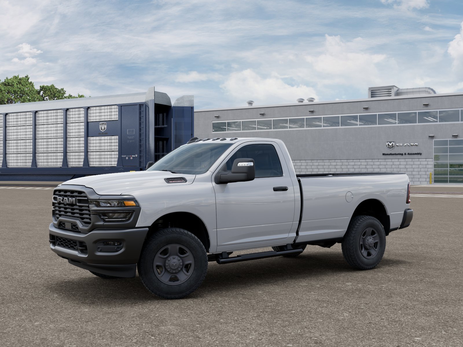 New 2026 Bright White Clear-Coat Exterior Paint RAM TRADESMAN image 1
