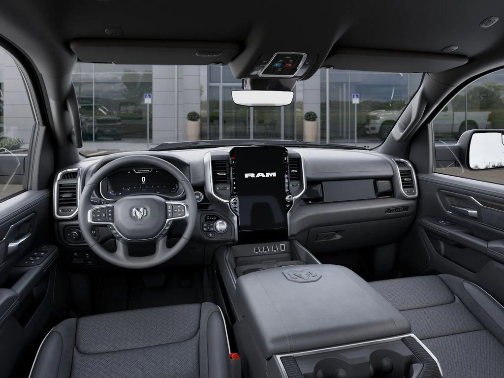 New 2026 Bright White Clear-Coat Exterior Paint RAM Laramie image 15