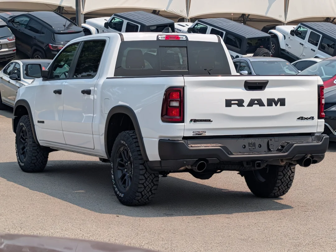 New 2026 White RAM Rebel - - Hurricane Twin Turbo - Rebel Lvl 1 Grp - 124.9L Fuel Tank - Perf Tuned Shocks & More! image 6