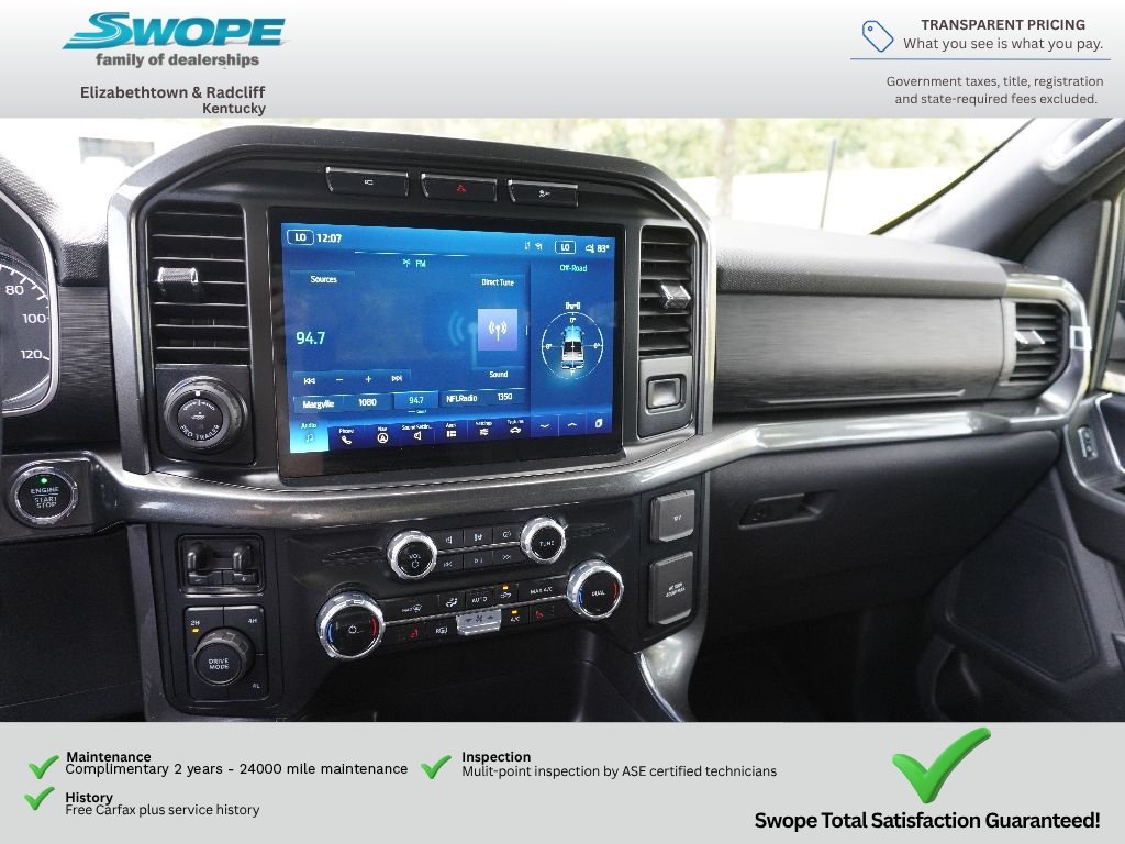 Used 2023 ICONIC SILVER METALLIC Ford XLT image 19