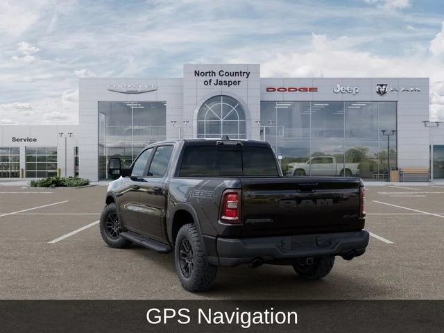 New 2026 Diamond Black Crystal Pearl-Coat Exterior Paint RAM Rebel image 3