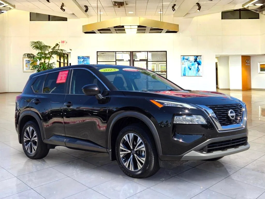 Certified Used 2023 Black Nissan SV image 3