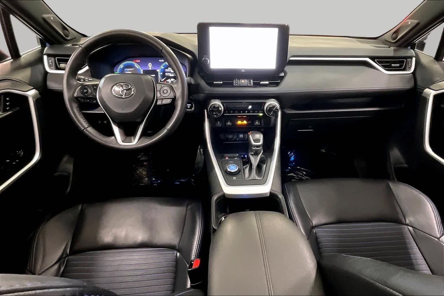 Used 2023 Cavalry Blue/Midnight Black Metallic Toyota Hybrid XSE image 15