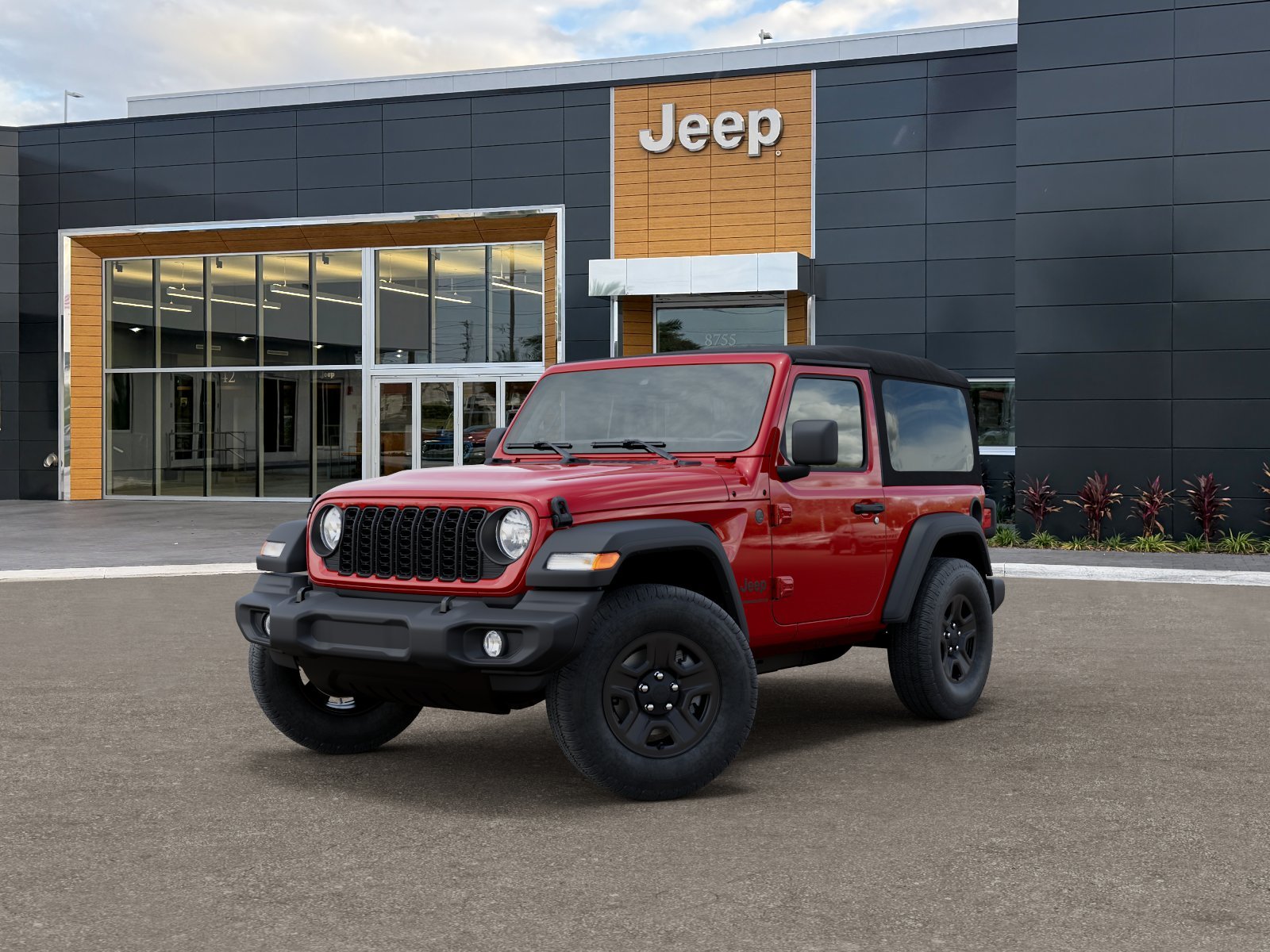 New 2026 Firecracker Red Clear-Coat Exterior Paint Jeep Sport image 27